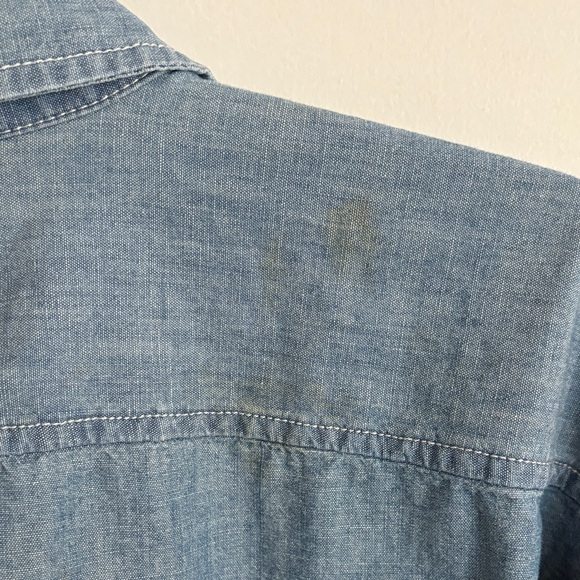 Ralph Lauren Button-Up Shirt with Tie on Front - Picture 4 of 7